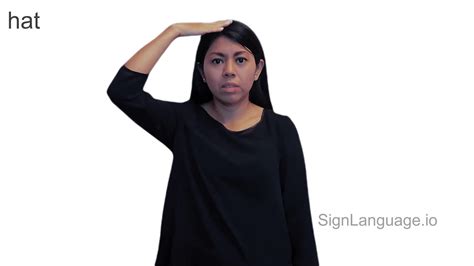 hat in ASL - Example # 4 - American Sign Language