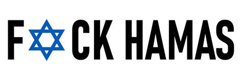 Buy Fuck Hamas Israel Star of David Bumper Sticker Support Israel in ...