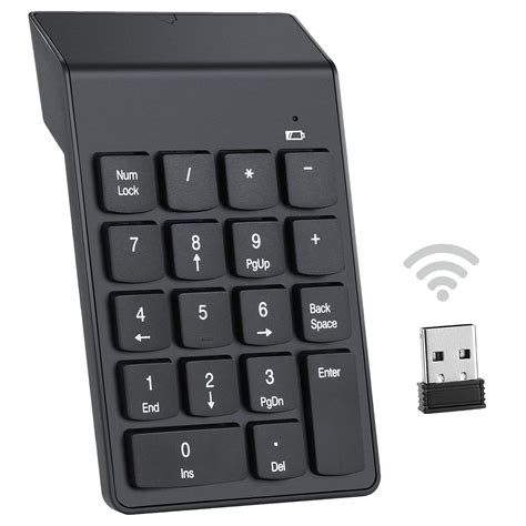 Buy MZFANGWireless Number Keypad Numeric Pad 18 Keys keyboard with 2.4G ...