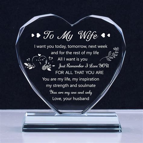 Amazon.com: TIKTREE Gifts for Wife, Wife Birthday Gift Ideas,to My Wife ...
