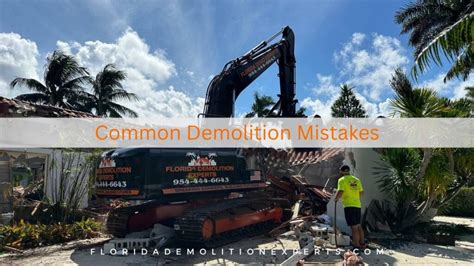 Image result for Demolition Mistakes