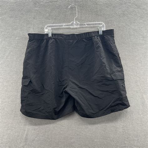 White Sierra Mens Black Cargo Shorts Size XXL - Gem