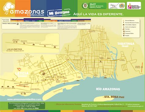 Mapa de Leticia Amazonas