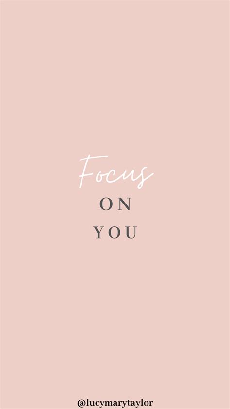 🔥 Free Download Focus On You Inspirational Quotes Focusing Yourself by ...