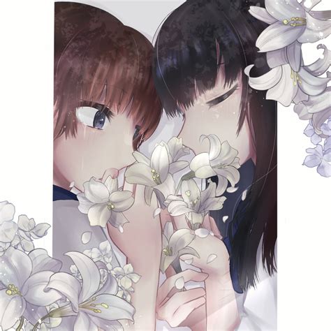 The smell of lilies [original] : r/wholesomeyuri