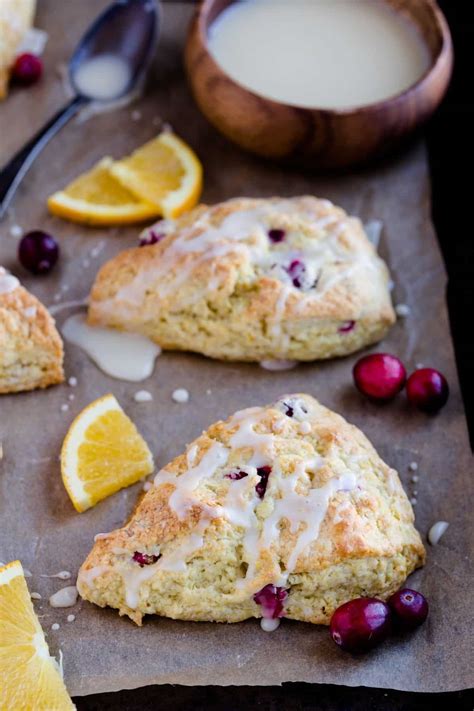 Cranberry Orange Scones Recipe | Baked by an Introvert