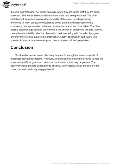 Image result for Sample of Structured Observation