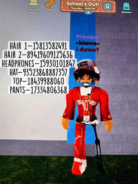 follow my roblox and pin acc on bio for more codes xx | Bayside high ...