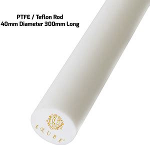EXUBE Teflon rod 40mm Diameter 300mm Long Electronic Components ...