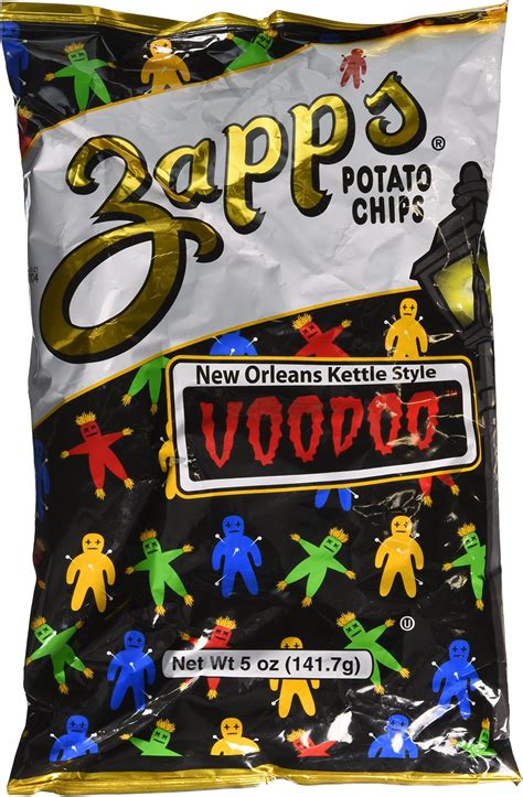 Amazon.com: Zapp's New Orleans Voodoo Potato Chips, 42 Count - Crunchy ...