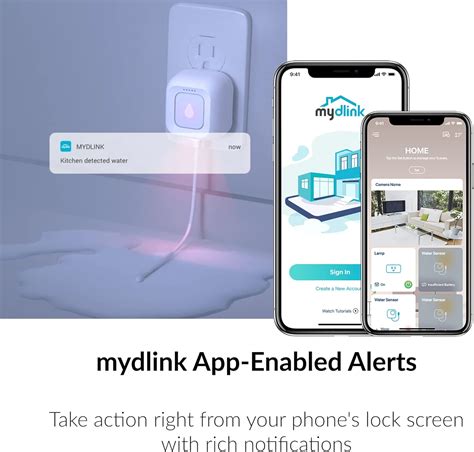 Buy D-Link Wi-Fi Water Leak Sensor and Alarm Starter Kit, Whole Home ...