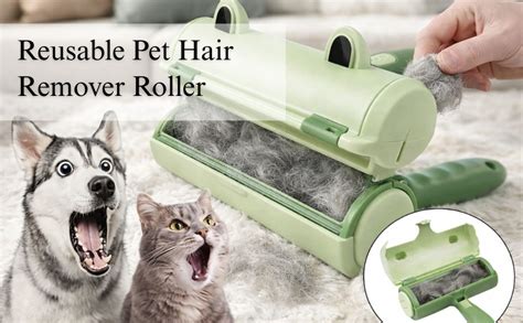Pet Hair Remover Roller Reusable for Furniture and Carpet High ...