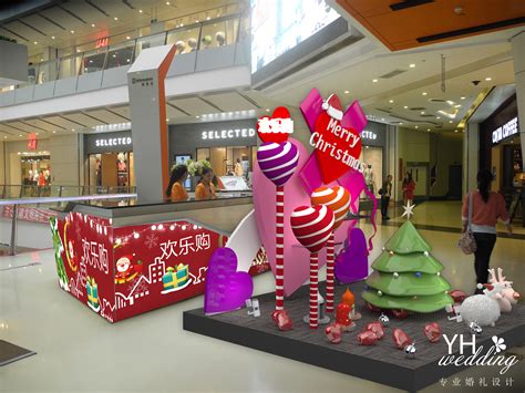 商场圣诞美陈设计与实景效果|设计-元素谷(OSOGOO)