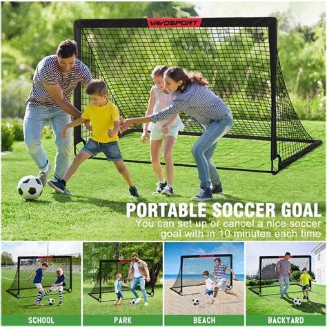 Snapklik.com : Kids Soccer Goals For Backyard Set - 2 Of 6x4 Ft ...