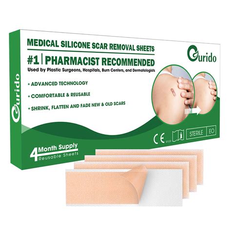 Buy GURIDO Medical Silicone Sheets - 4 Pcs Reusable Professional sheets ...