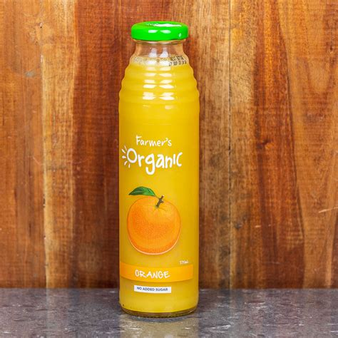 FARMERS ORGANIC Orange Juice 375ml – The Green Pantry