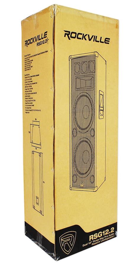 Rockville RSG12.2 Dual 12” 2000 Watt 3-Way 4-Ohm India | Ubuy