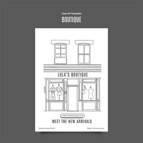 Boutique template design | Free PSD