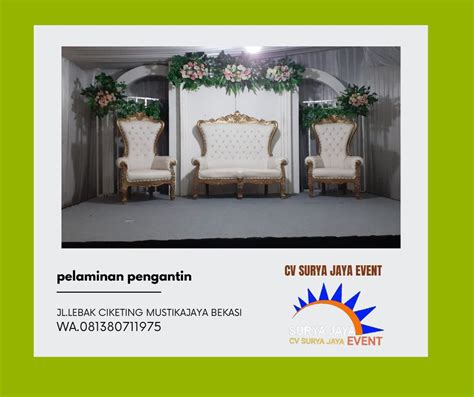 Sewa Kursi Pelaminan Pengantin Kualitas Terbaik Di Jakarta