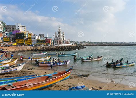 Cape Comorin Kanyakumari, India, West Bengal Tamil Nadu, March, 15 ...