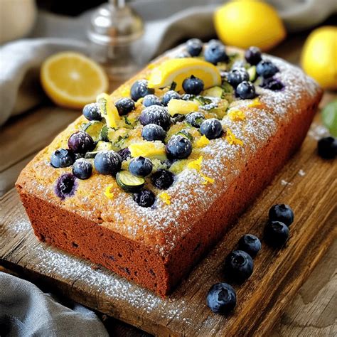 Lemon Blueberry Zucchini Bread Fresh and Flavorful Bake – tossedflavors.com