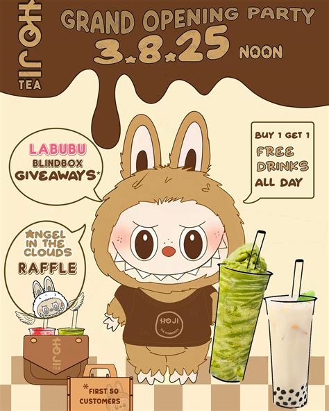 HOJI TEA COMMUNITY | It’s a Labubu Grand Opening. A little late but ...