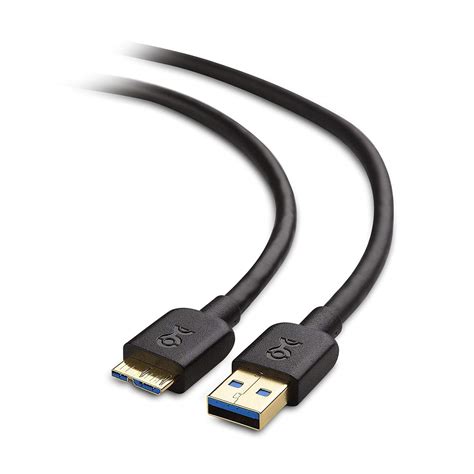 Cable Matters SuperSpeed USB 3.0 Type A to Micro-B Cable in Black 3 ...