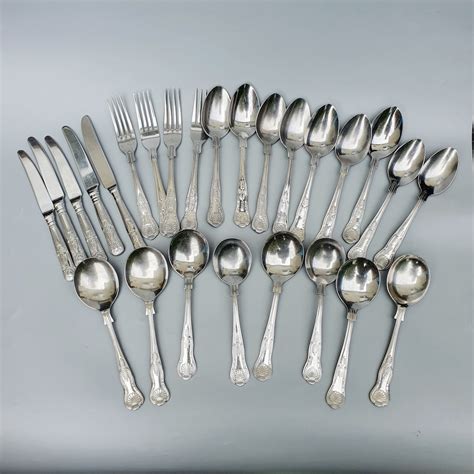 Vintage Sheffield Stainless Steel Cutlery Set Kings Pattern - Etsy