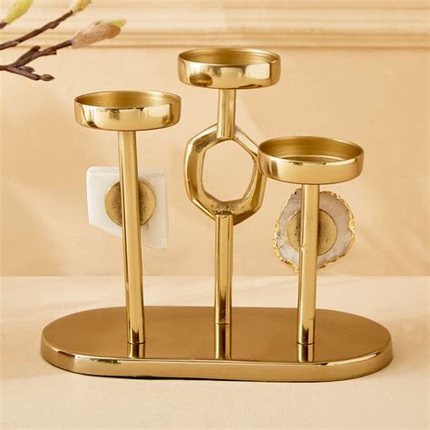 Buy Eternity Vogue Pearl Metal Multi T-Light Holder from Home Centre at ...
