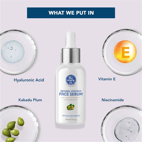 Buy THE MOMS CO. NATURAL VITA RICH FACE SERUM -30 ML Online & Get Upto ...