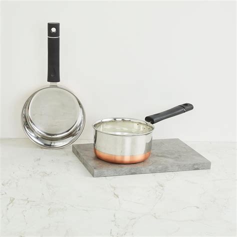 Buy Corsica Aristo Set of 2 Stainless Steel Sauce Pans - 1.6L from ...