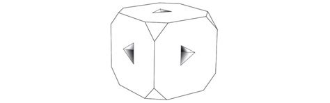 Q5 — A cube 4 cm × 4 cm × 4 cm has all its corners chamfered as shown ...