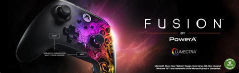 PowerA FUSION Pro Wireless Gaming Controller with Lumectra for Xbox ...