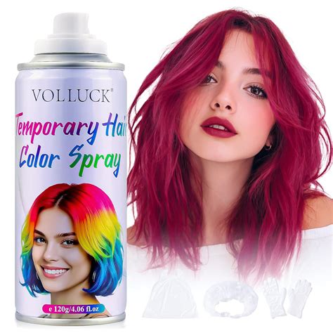 Amazon.com: Pink Hair Spray, Hair Color Spray 1-Day Hair Dye Colored ...