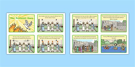 Pentecost Sequencing Activity | Picture Cards | Primary Year