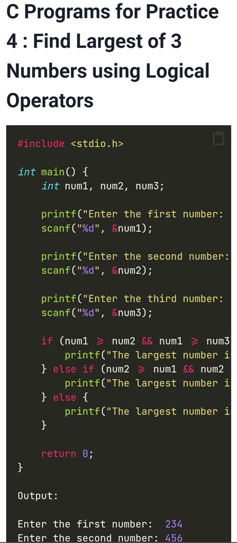 Image result for Basic C Programs for Practice
