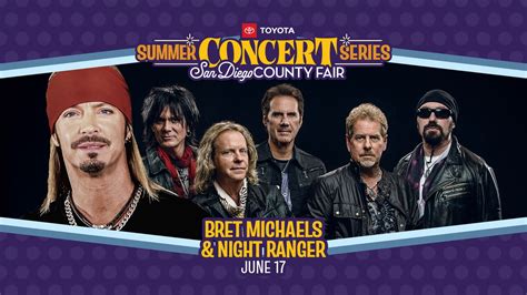 Bret Michaels with Night Ranger, 2260 Jimmy Durante Blvd, Del Mar, CA ...