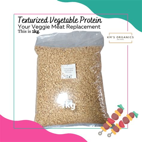 1 kilo Texturized Vegetable Protein TVP Granules - Meat Replacer ...