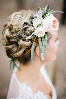 Bridal Updos With Flower by 20 Gorgeous Wedding Hairstyles With Flowers Everafterguide Bridal Updos With Flower