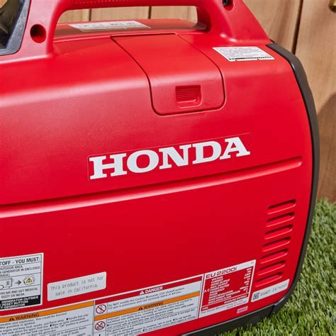 Honda Eu 2200-Watt Single Fuel (Gasoline) Inverter Generator EU2200ITAN ...