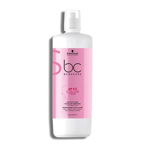 Schwarzkopf Professional Bonacure Ph4.5 Color Freeze Shampoo | For ...