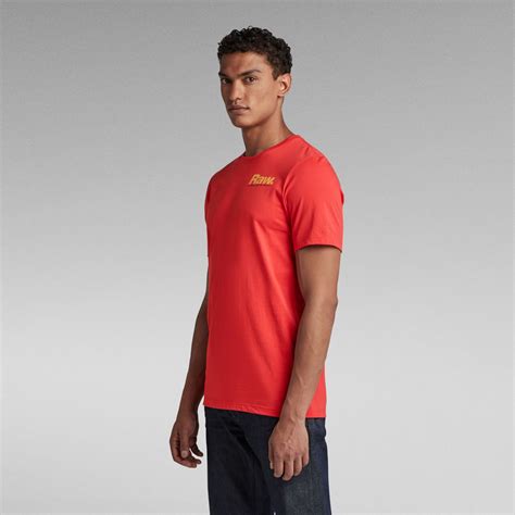 Photographer Graphic Slim T-Shirt | Red | G-Star RAW®