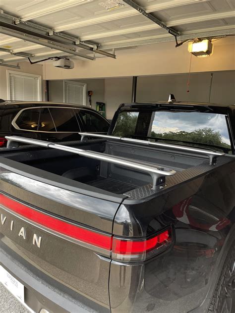 Cargo Crossbars arrived and installed on a Midnight R1T -- Photos | Rivian Forum - R1T R1S R2 R3 ...