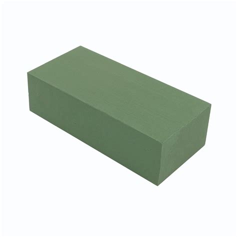 1 Pack Floral Foam Block, Happon Green Wet Florist Foam Styrofoam Block ...