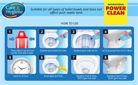 Care And Hygiene Toilet Bowl Cleaner, 5 Litres, Blue, Toilet Cleaner ...