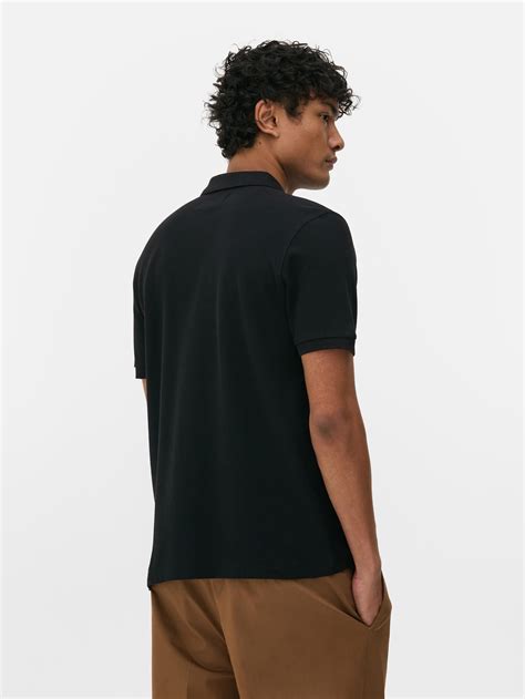 Men's Black Polo Shirt | Primark
