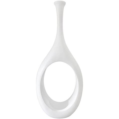 white open floor vase