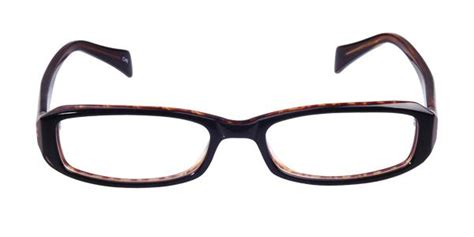 Alice Rectangle - Black & Brown/Black Eyeglasses