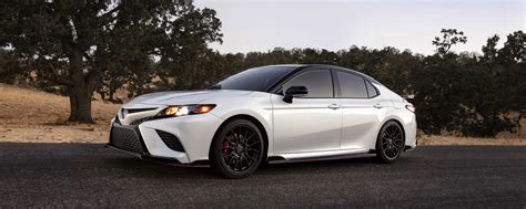 Download wallpaper white, asphalt, Toyota, sedan, TRD, Camry, 2020, section toyota in resolution ...