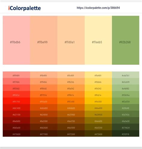 Peach And Orange Color